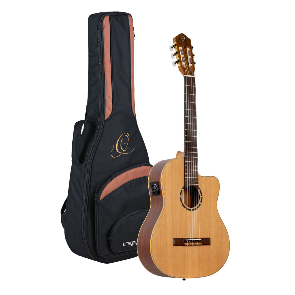 Ortega RCE131 Family Pro Solid Cedar Electro Acoustic Classical Guitar
