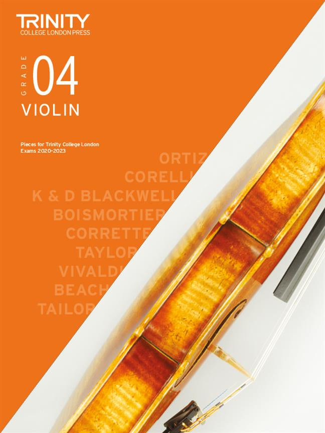 Trinity Violin Exam 2020-2023 - Grade 4 *D