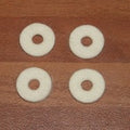 17.5mm white felt washer ( pack 4 )