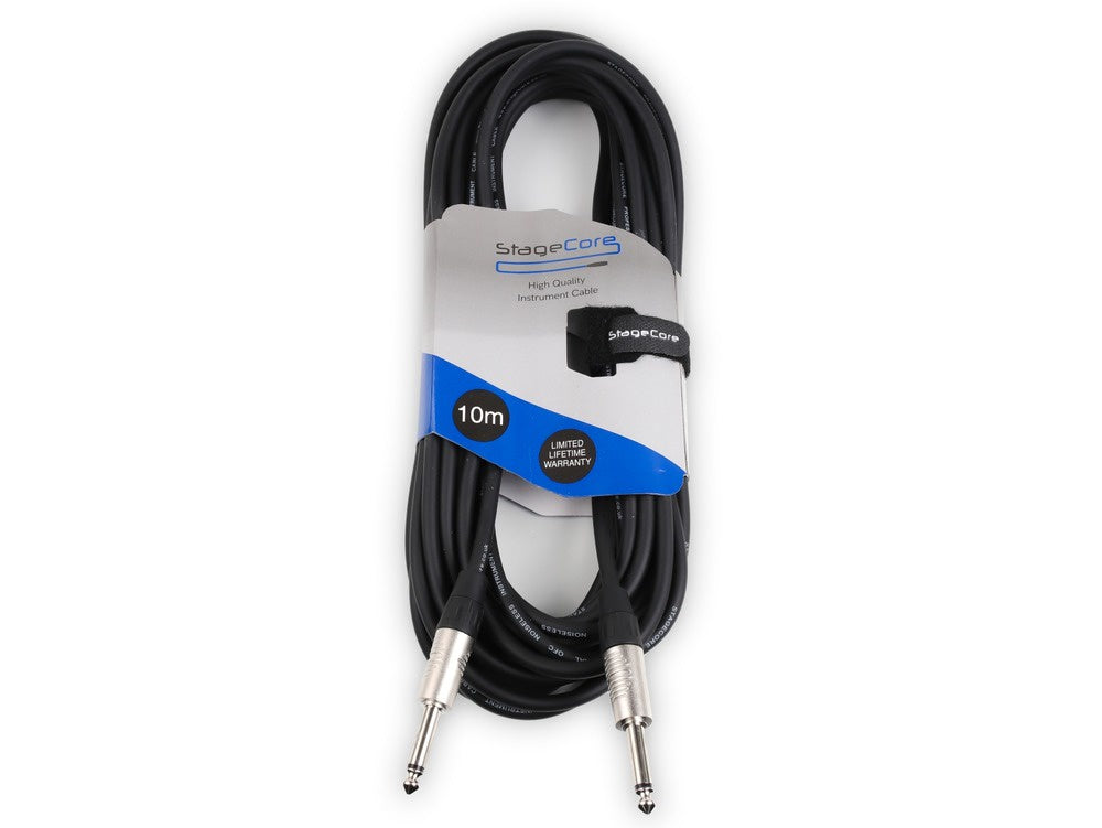Stagecore 10m 6.35mm (1/4") Mono Jack  - 6.35mm (1/4") Mono Jack Cable
