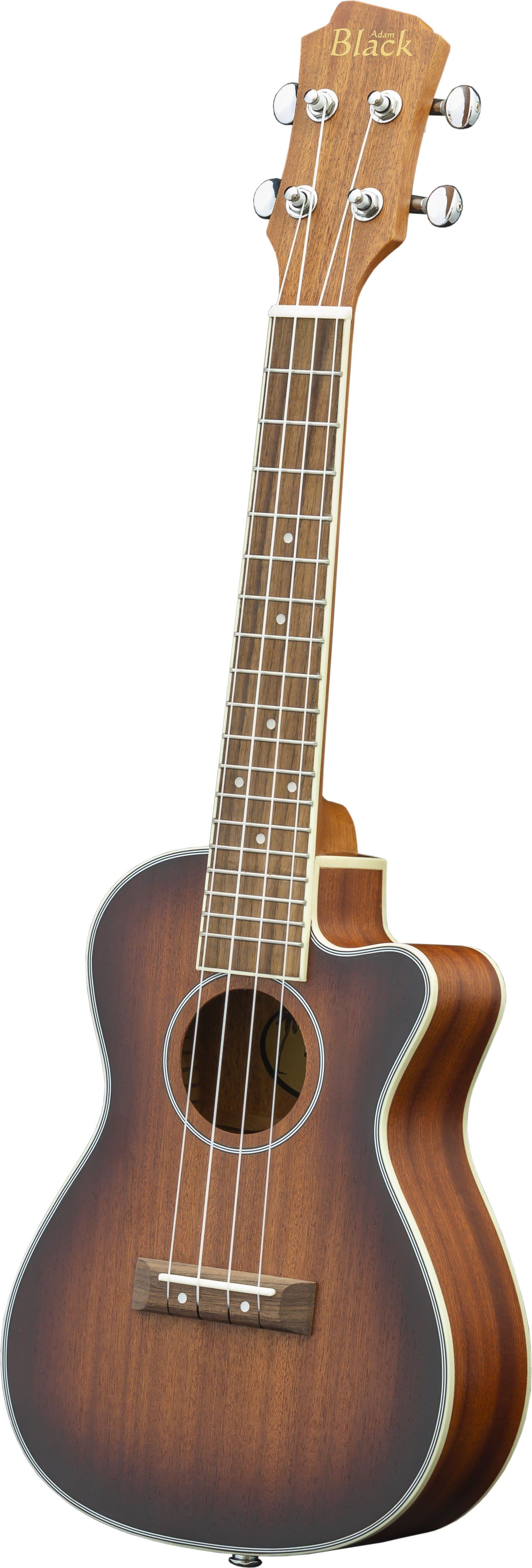 Adam Black Electric Acoustic Concert Ukulele - Satin Sunburst with cutaway