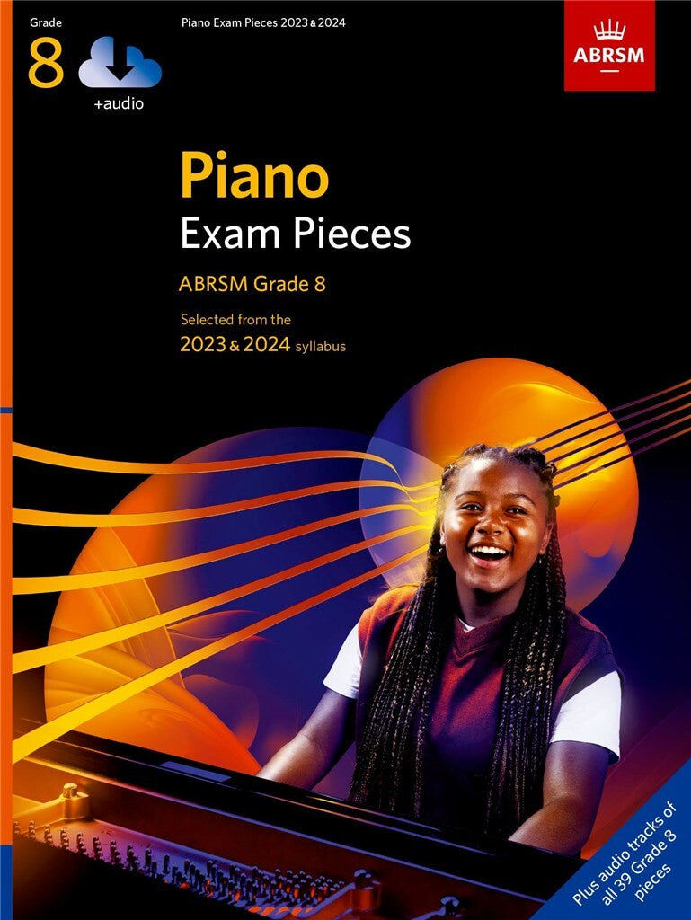 ABRSM Piano Exam Pieces 2023-2024 - Grade 8 With Audio  *D30
