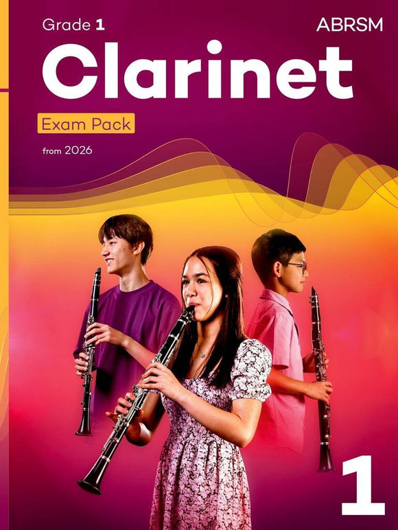 ABRSM Clarinet exam pack from 2026 - Grade 1