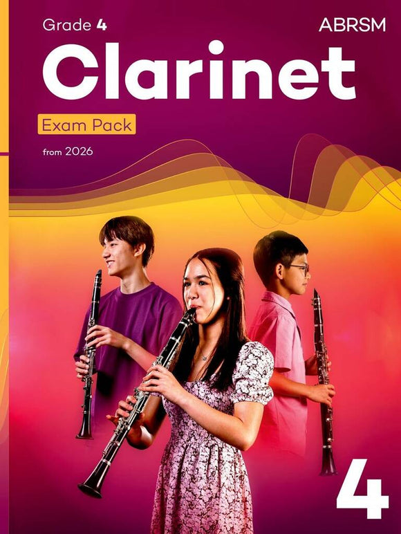 ABRSM Clarinet exam pack from 2026 - Grade 4