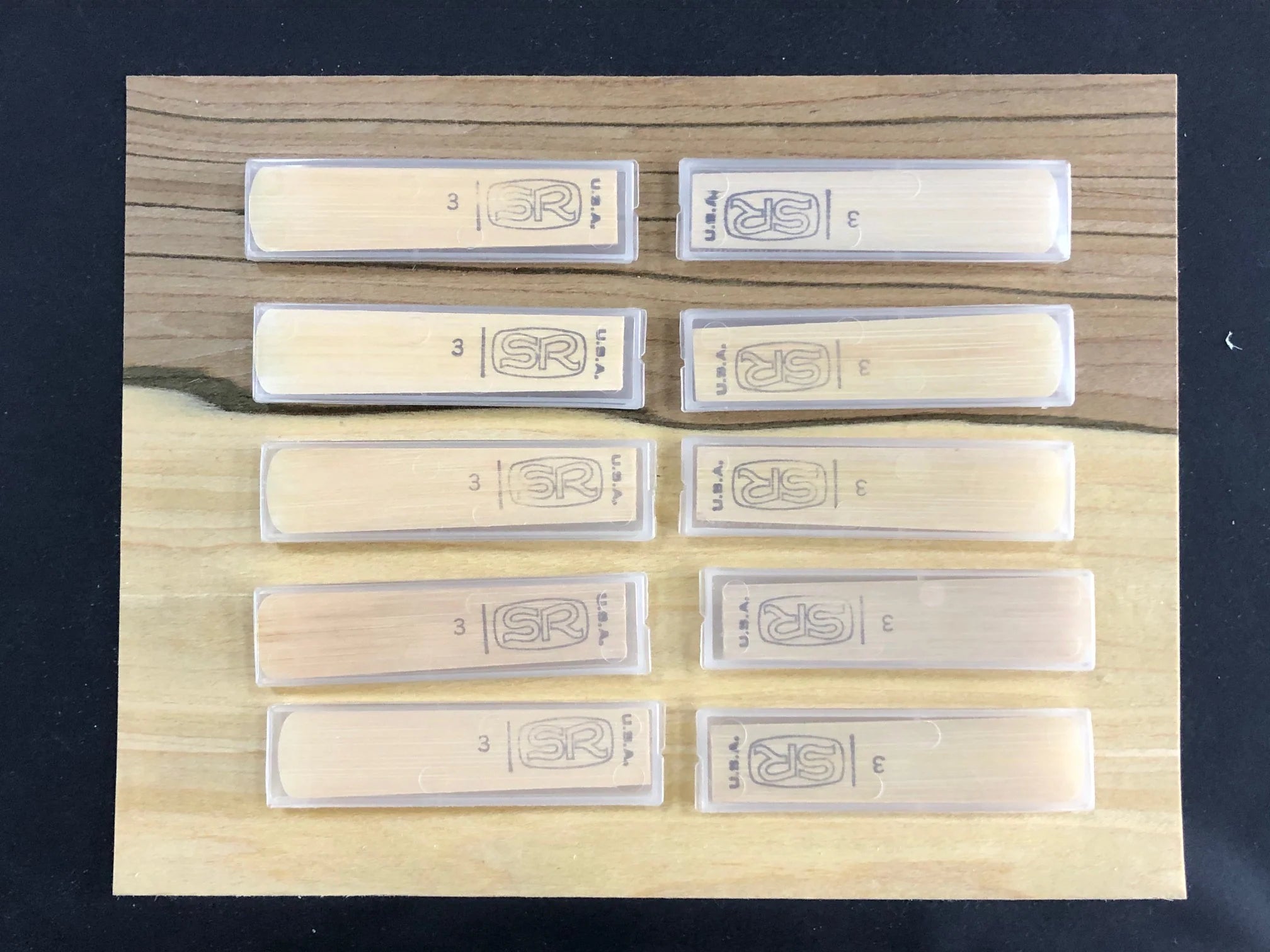 Rico Symmetricut Alto Saxophone Reeds 3.5 (Hard) - Pack Of 10 Reeds