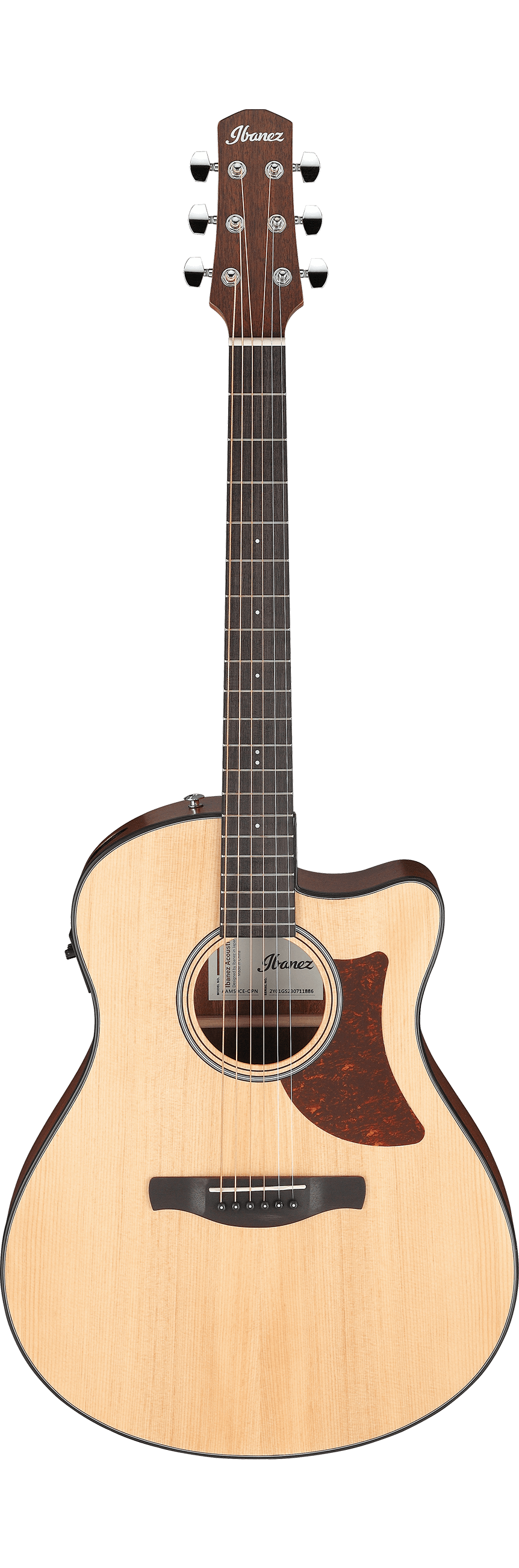 Ibanez AAM50CE-OPN Solid Top Advanced Auditorium Electro Acoustic Guitar - Open Pore Natural