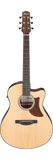 Ibanez AAM50CE-OPN Solid Top Advanced Auditorium Electro Acoustic Guitar - Open Pore Natural