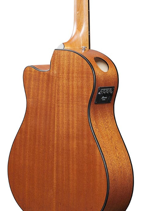 Ibanez AAM50CE-OPN Solid Top Advanced Auditorium Electro Acoustic Guitar - Open Pore Natural