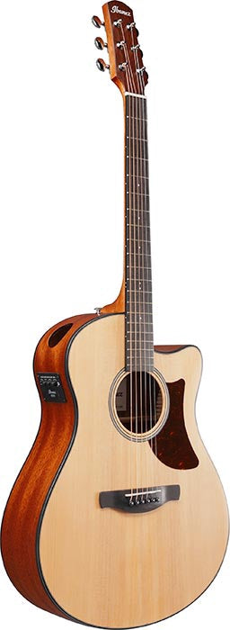 Ibanez AAM50CE-OPN Solid Top Advanced Auditorium Electro Acoustic Guitar - Open Pore Natural