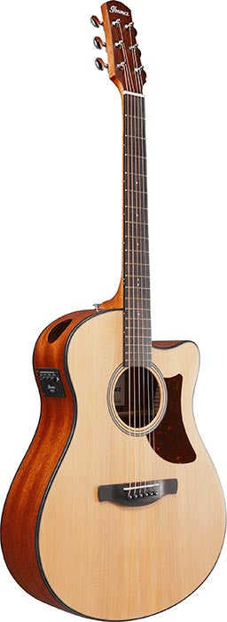 Ibanez AAM50CE-OPN Solid Top Advanced Auditorium Electro Acoustic Guitar - Open Pore Natural