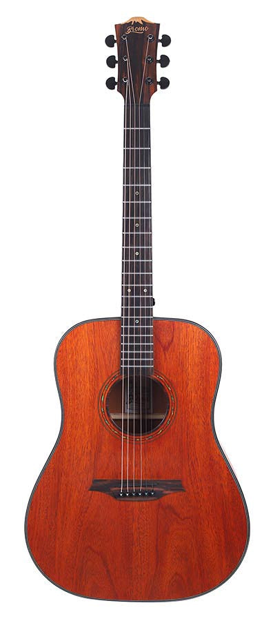 Bromo BAT1M Solid Mahogany Top Dreadnought Acoustic Guitar