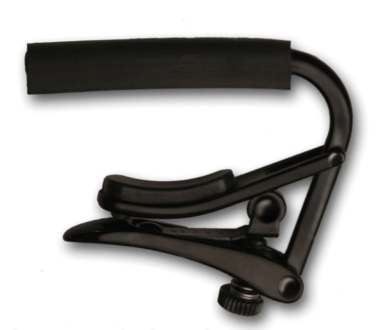 Shubb C1K  Noir Acoustic / Electric Guitar Capo - Black Chrome