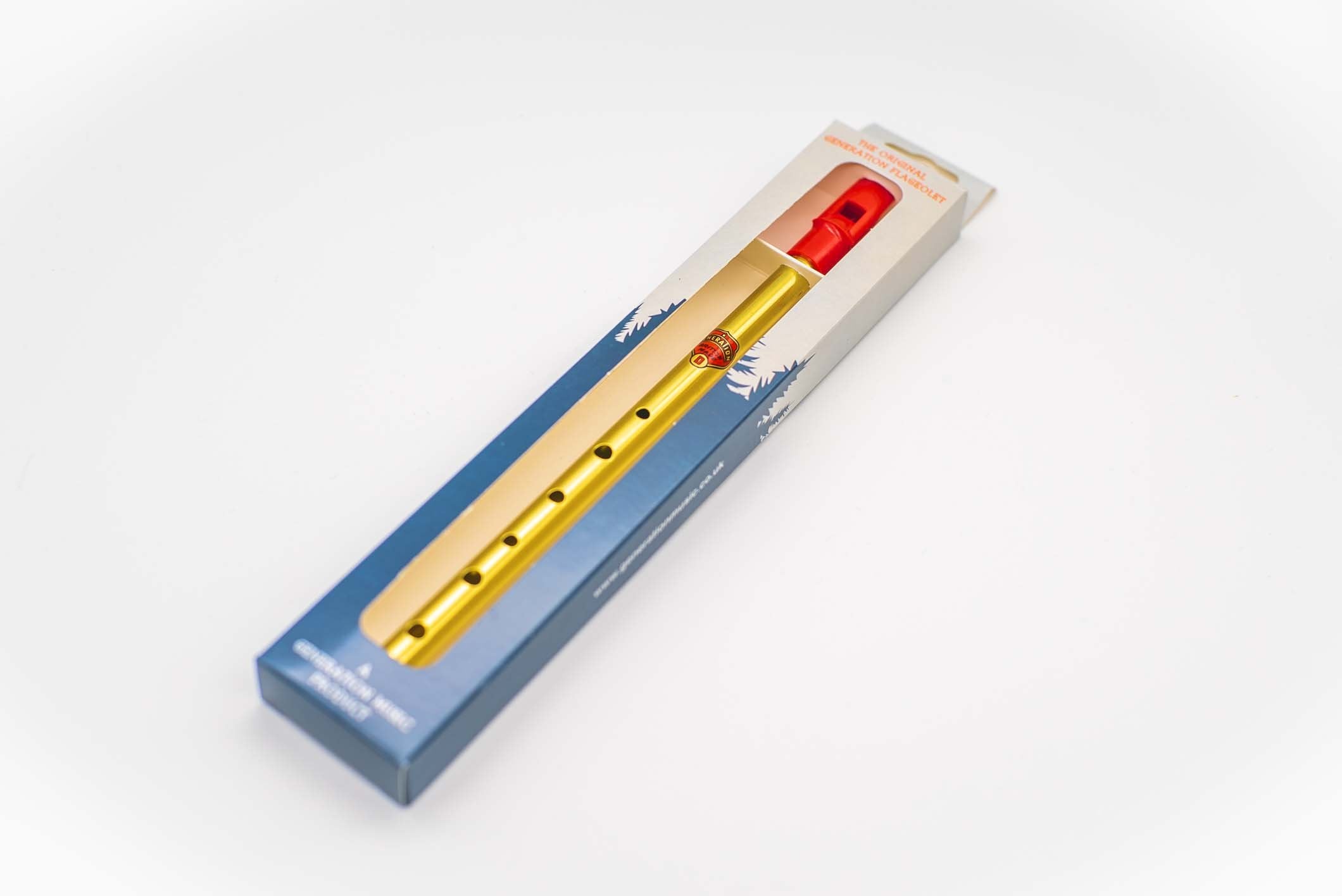 Generation Lacquered Brass Flageolet (D)