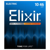 Elixir Nanoweb 10 - 46 (Regular Light) Electric Guitar Strings