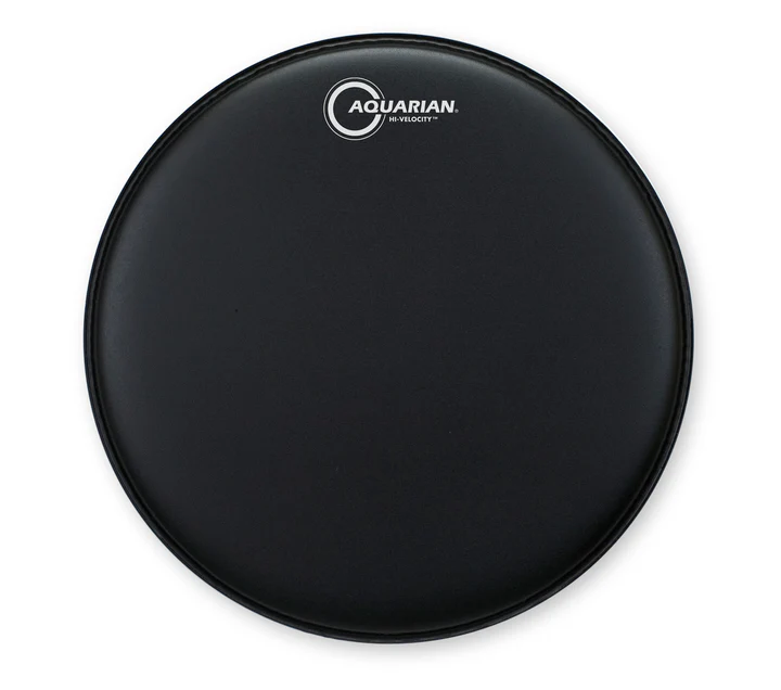 Aquarian VEL14BK Hi-Velocity Black 14" Snare Drum Head / Skin