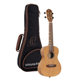 Ortega Timber Series Solid Cedar Top Concert Ukulele + Gig Bag