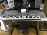 USED Yamaha Tyros 3 including stand and speaker system