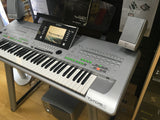 USED Yamaha Tyros 3 including stand and speaker system
