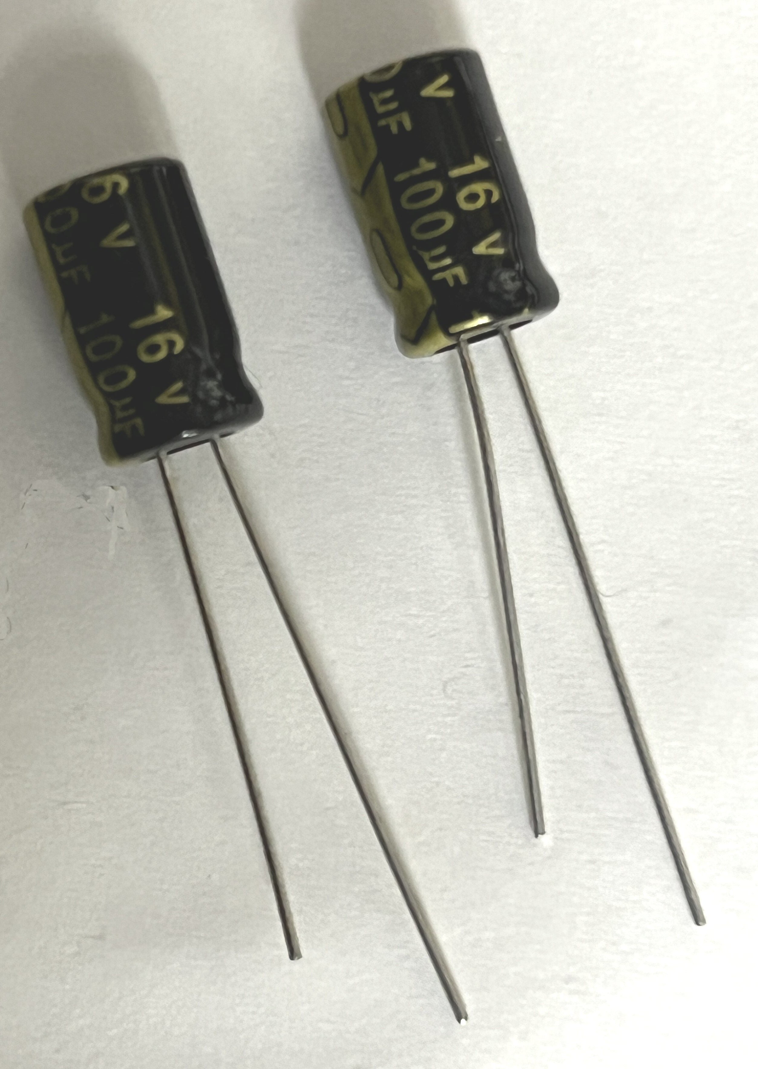 2 x 100uf 16v capacitor to fix P95 audio issue  [1]