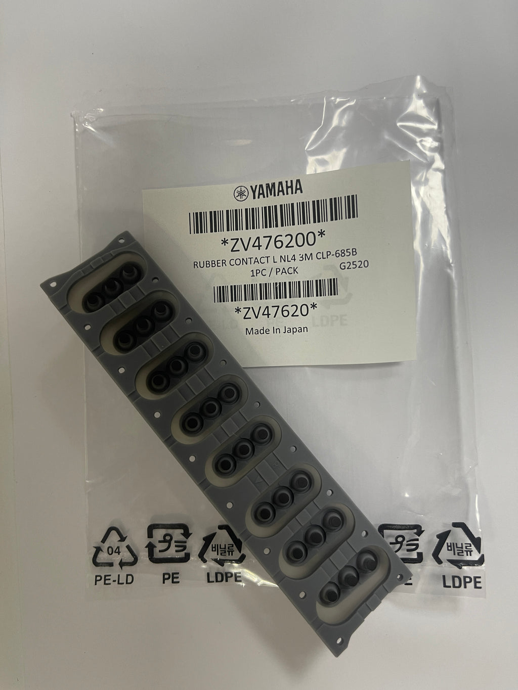 ZV476200 rubber contact for Clavinova NL4 keybed  [35]