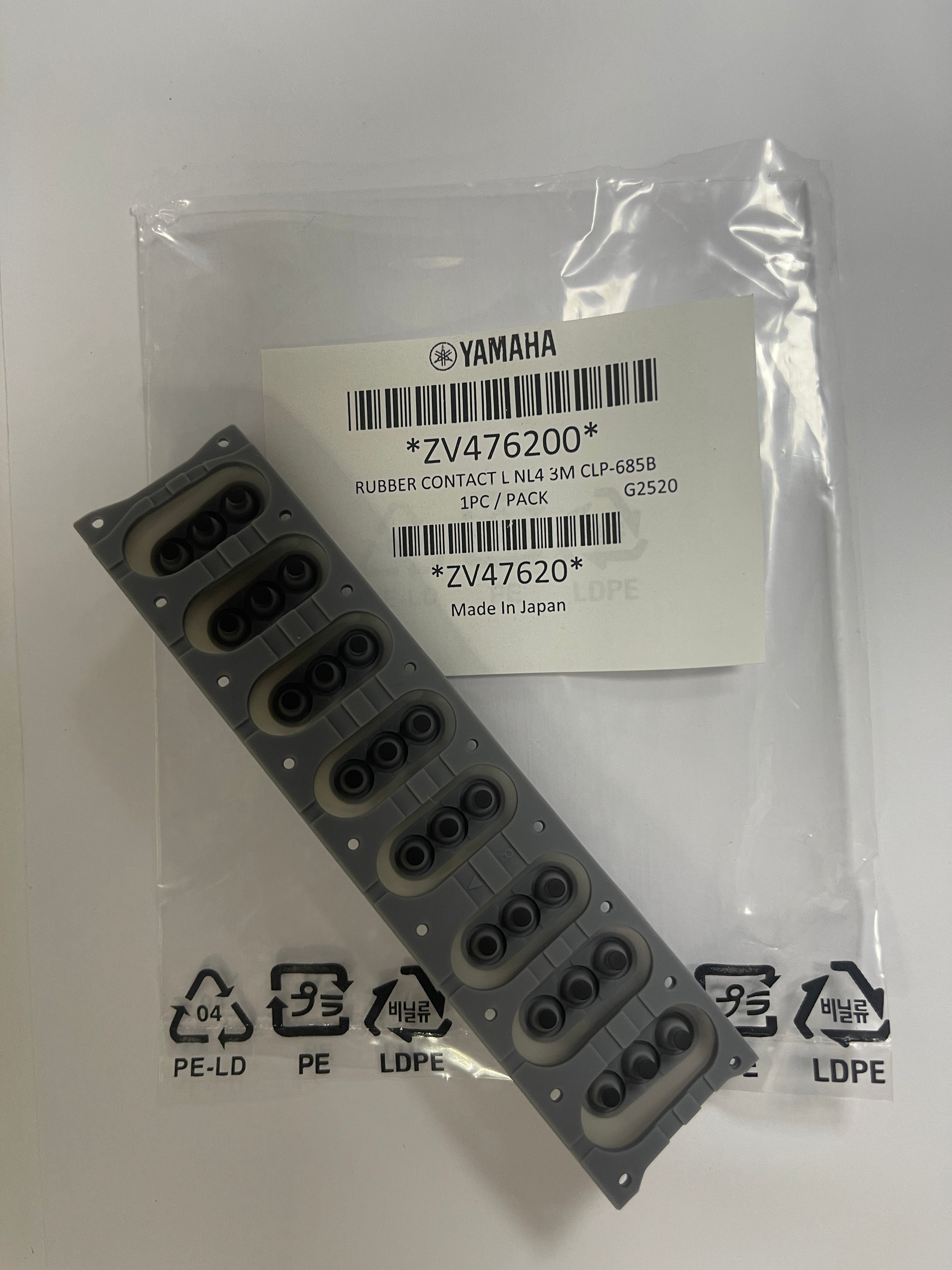 ZV476200 rubber contact for Clavinova NL4 keybed  [35]