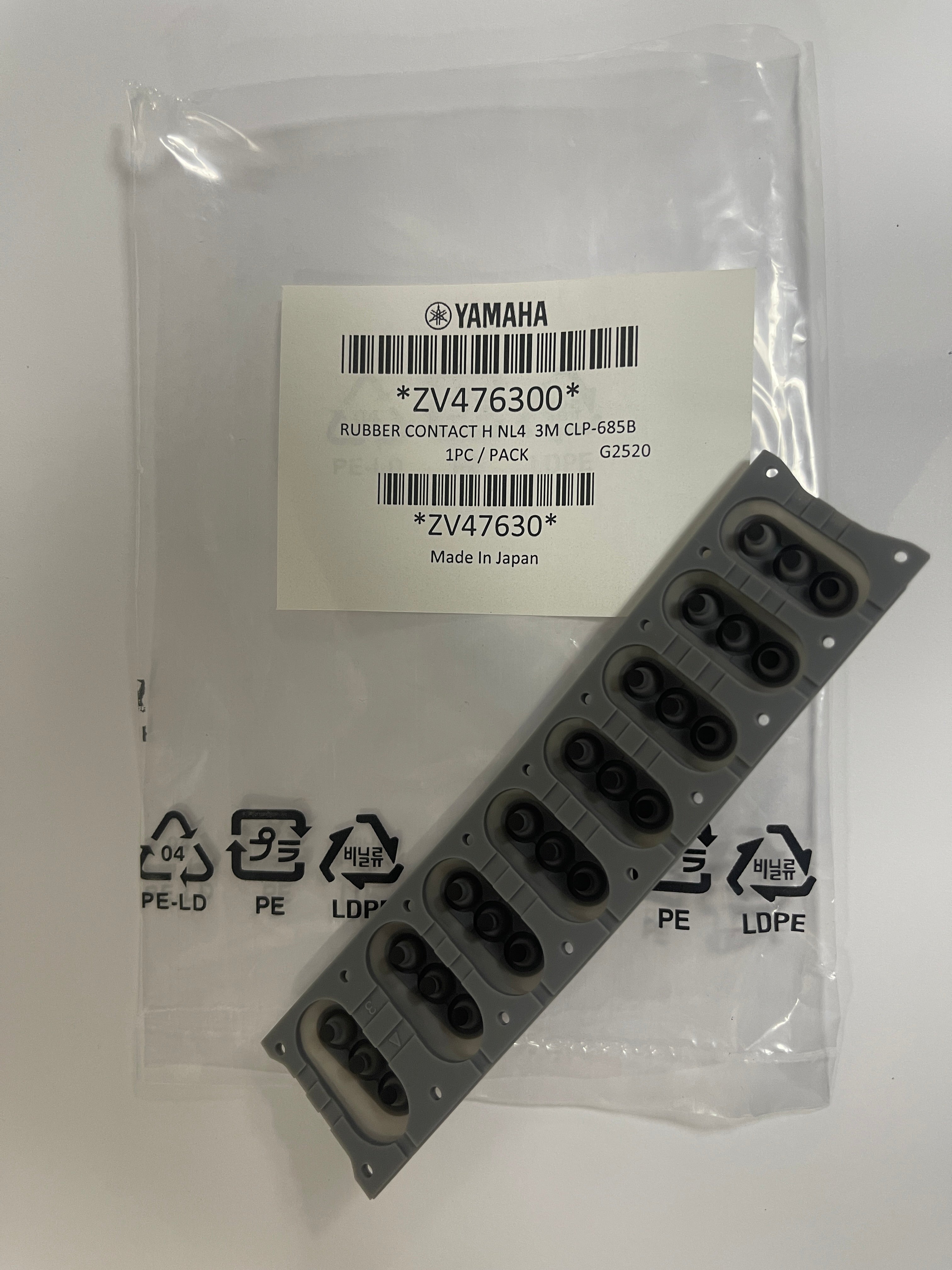ZV476300 rubber contact for Clavinova NL4 keybed  [35]