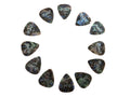 Jim Dunlop USA Heavy Celluloid Plectra - Pack 12 ABALONE