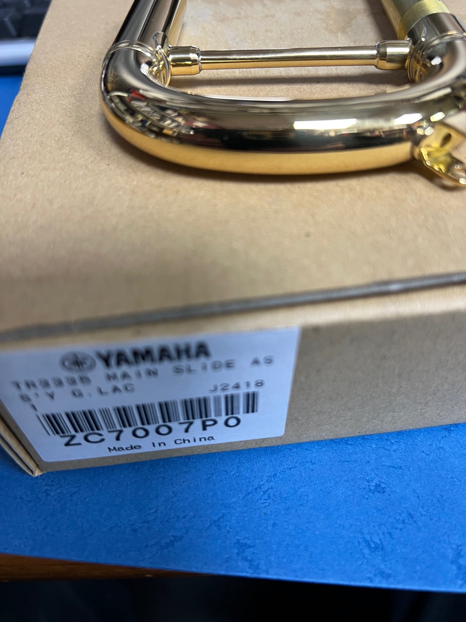 ZC7007P0 main tuning slide for Yamaha trumpet YTR3335