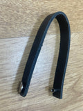 Black Ukulele / Mandolin Leather Neck Cradle / Strap Loop