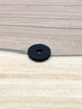 Single Strap Button / End Pin Felt  - Black
