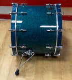 Used / 2nd Hand Sonor Delite 22" x 17" Birdseye Azure Blue Bass Drum