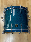 Used / 2nd Hand Sonor Delite 22" x 17" Birdseye Azure Blue Bass Drum