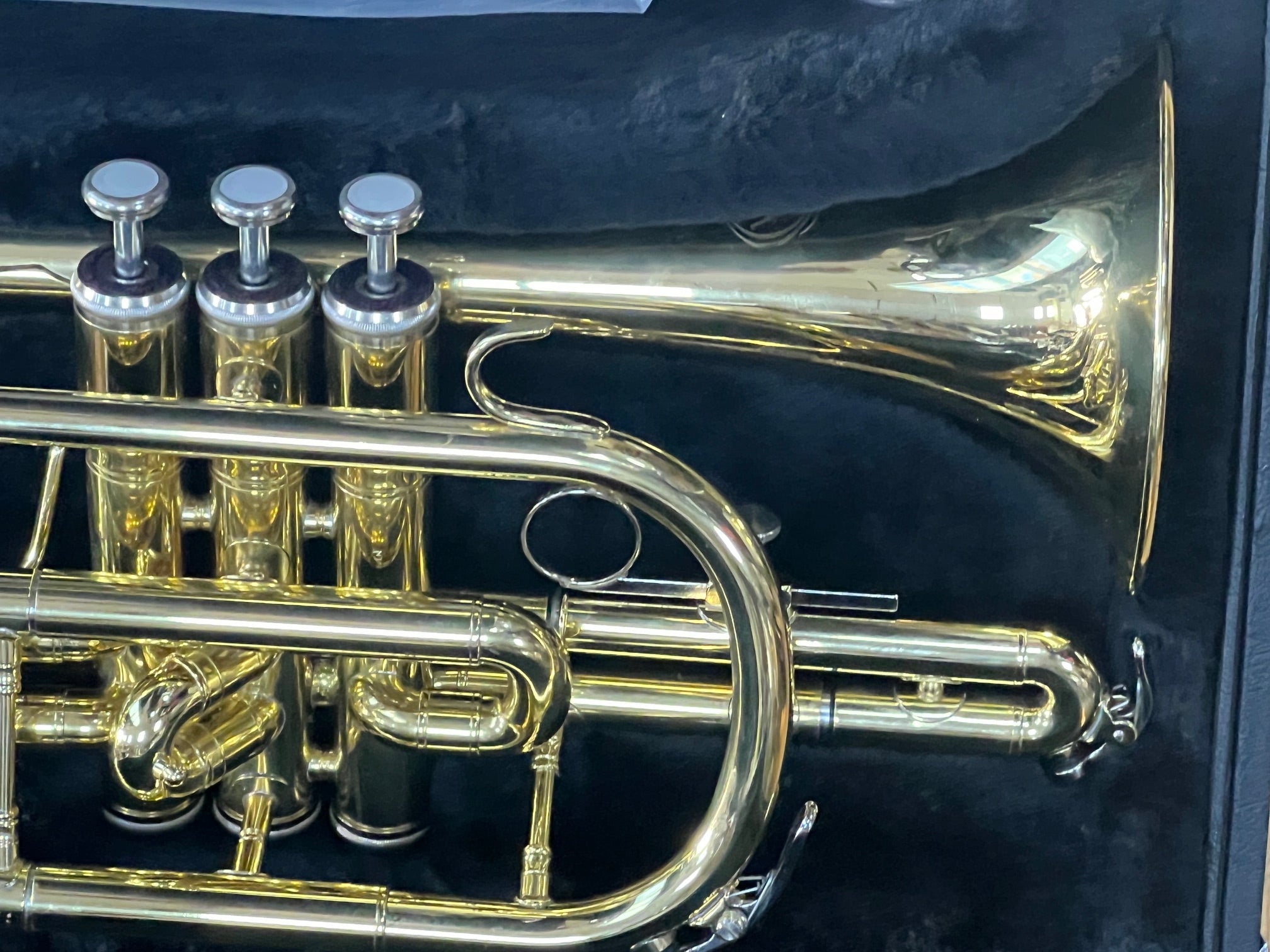 USED Jupiter JCR520ML lacquered cornet outfit