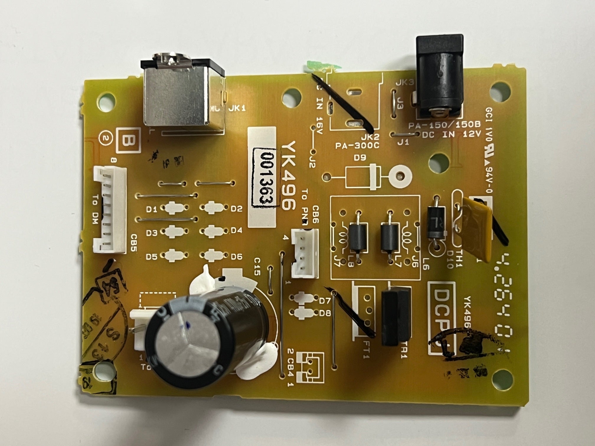 VEP90900 DC power in PCB assembly YDP145 DCPJ