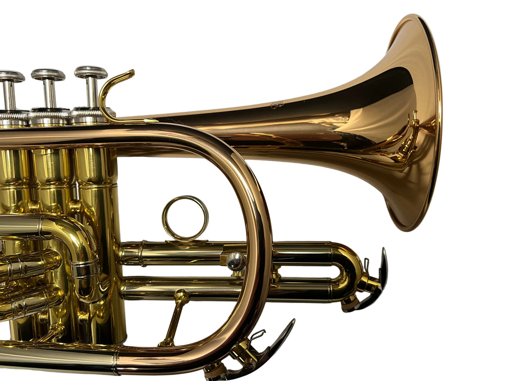 Concordia CCR-25G Cornet Outfit - Gold Brass - Lacquered