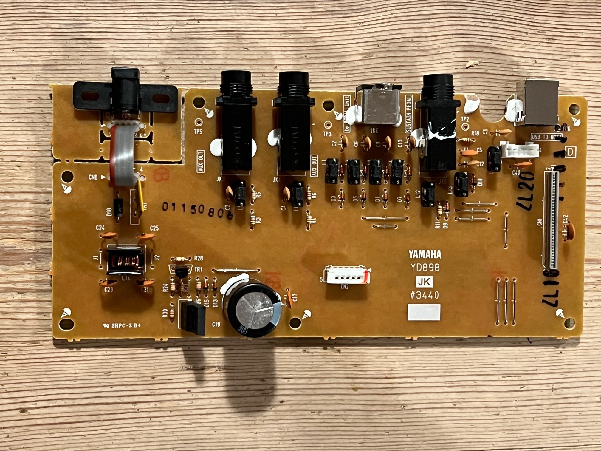 Yamaha WZ891100 JK board for Yamaha P105 digital piano