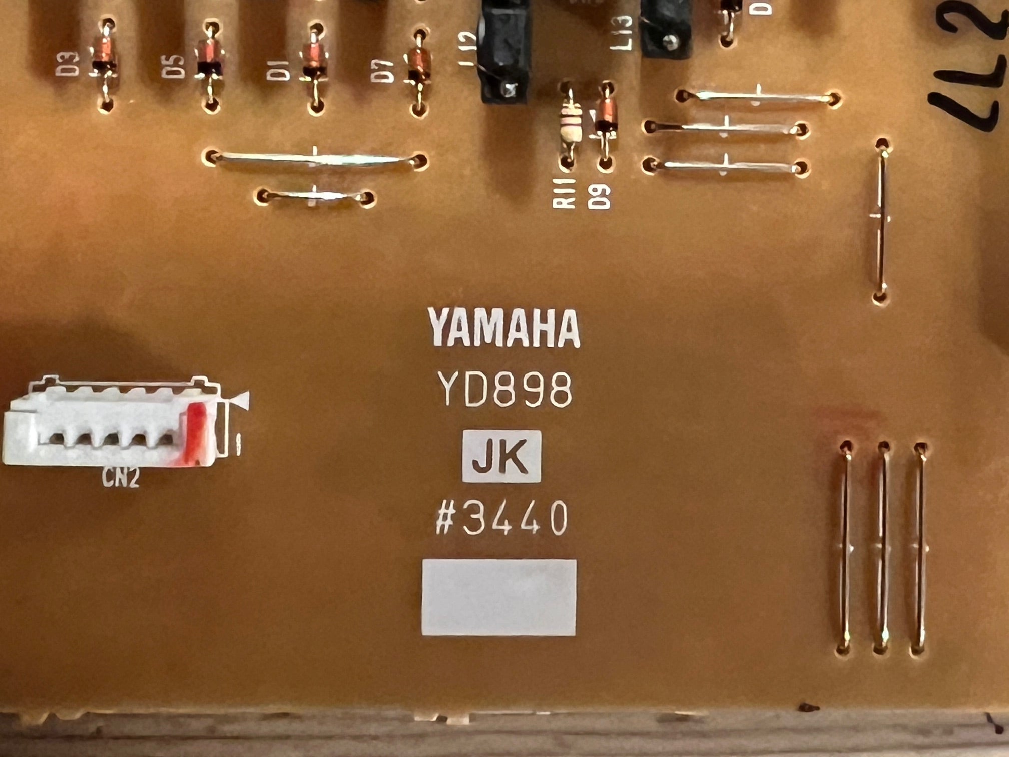 Yamaha WZ891100 JK board for Yamaha P105 digital piano