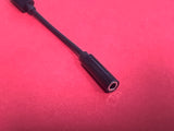 3.5mm headphone jack socket to USB C plug