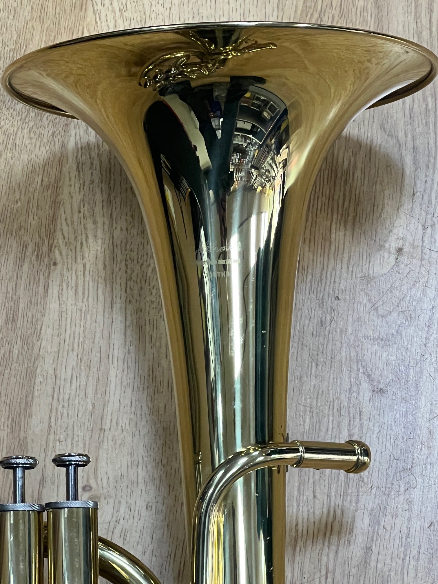 USED Elkhart 100THB tenor horn outfit