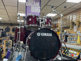 Used / 2nd Hand Yamaha Stage Custom Advantage Nouveau Drum kit - Cherry Red