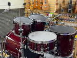 Used / 2nd Hand Yamaha Stage Custom Advantage Nouveau Drum kit - Cherry Red