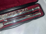 USED Yamaha YFL211S II silver plated flute outfit made in Japan