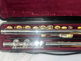 USED Yamaha YFL211S II silver plated flute outfit made in Japan