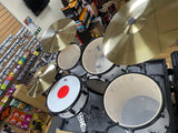 Used / 2nd Hand Gewa Basix Junior Drum Kit - White Wrap - Cruz Cymbal Pack