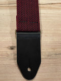 LG Vintage Red Tweed Guitar Strap