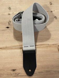 LG Vintage White Tweed Guitar Strap