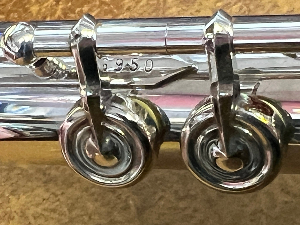 USED Miyazawa PA-201 RE - solid silver head open hole flute