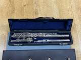 USED Miyazawa PA-201 RE - solid silver head open hole flute