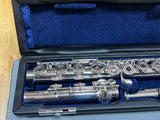 USED Miyazawa PA-201 RE - solid silver head open hole flute