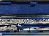 USED Miyazawa PA-201 RE - solid silver head open hole flute